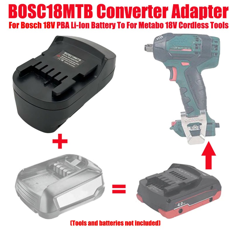 Power Tools Bosch - HAKSINKY BOSC18MTB Power Tool Battery Adapter
