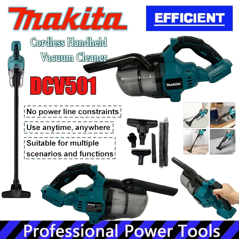 Power Tools Automotive - Makita Handheld Dust Collector Floor Cordless