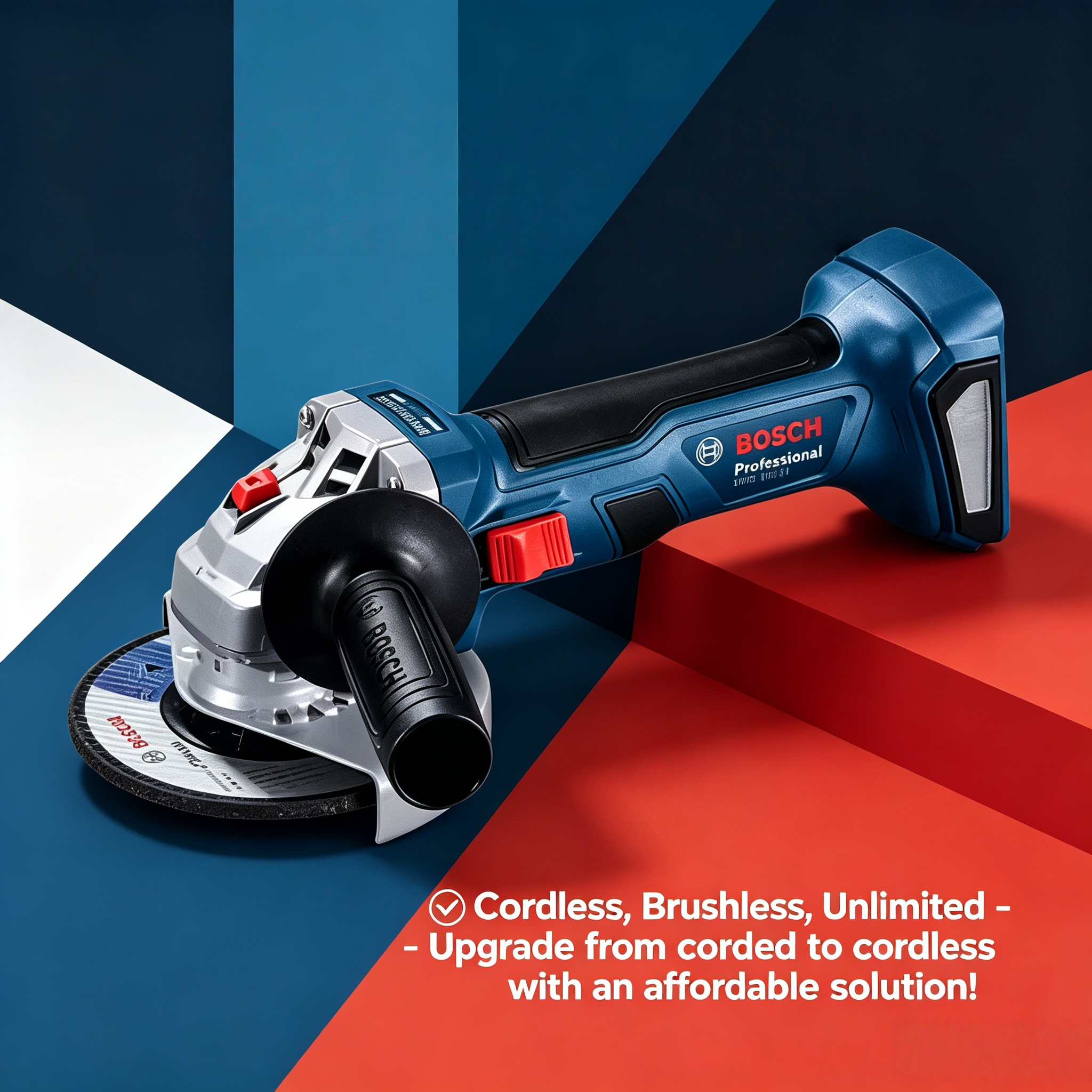 Power Tools Bosch - BOSCH GWS 18V-8 Cordless Angle Grinder