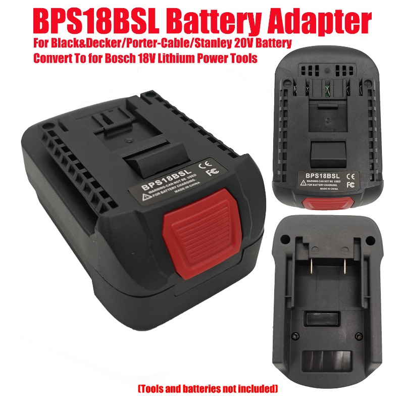 Power Tools Bosch - HAKSINKY BPS18BSL Battery Adapter for Black&Decker/Porter-Cable/Stanley