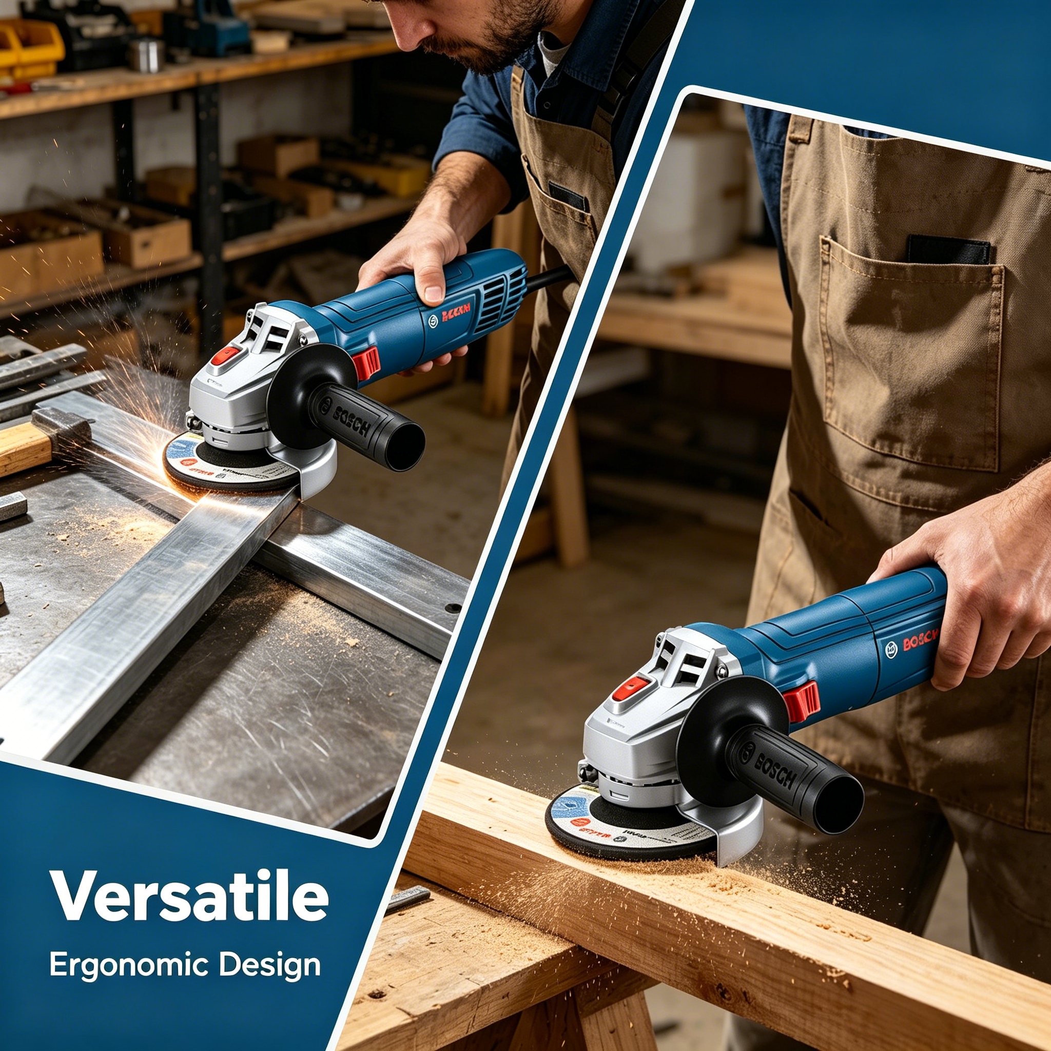 Power Tools Bosch - Bosch GWS700 Electric Angle Grinder 12000RPM
