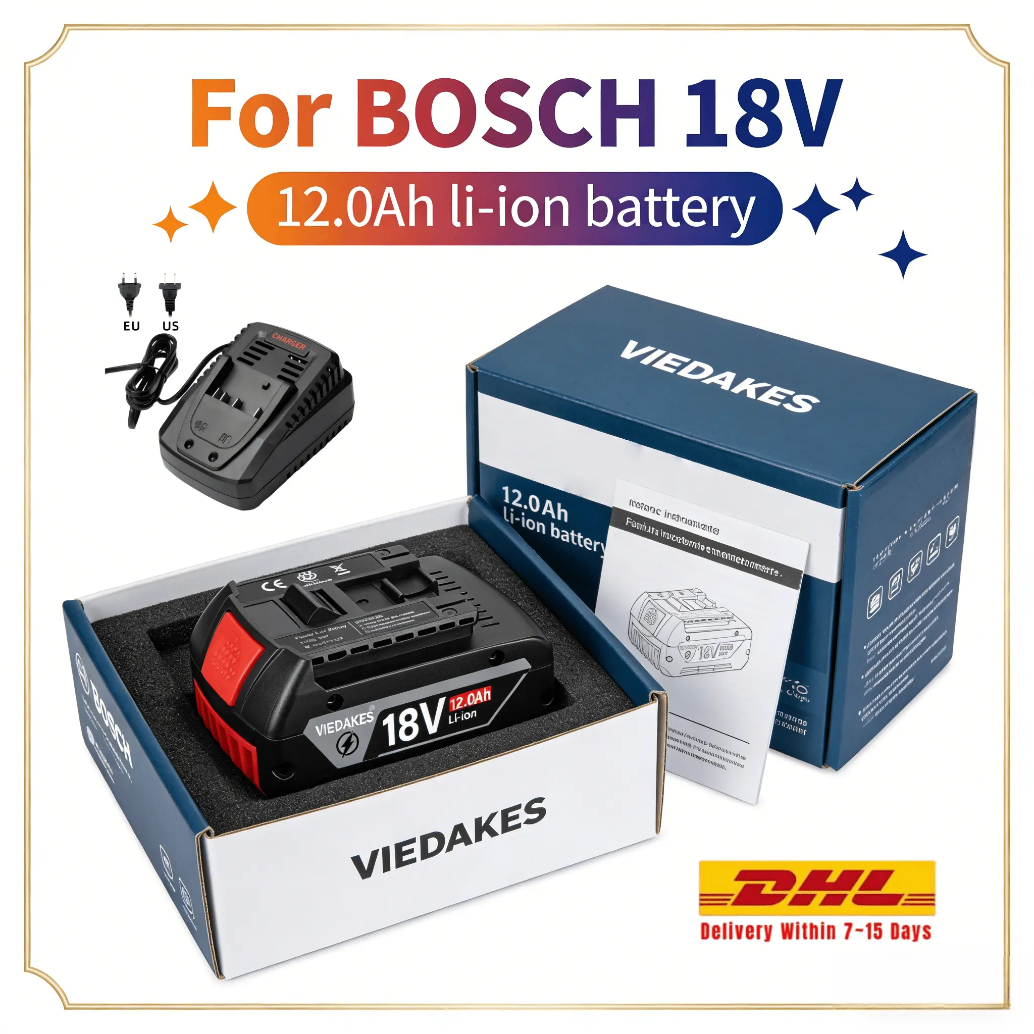 VIEDAKES for bosch 18v lithium - Power Tools Bosch ulasan dan harga