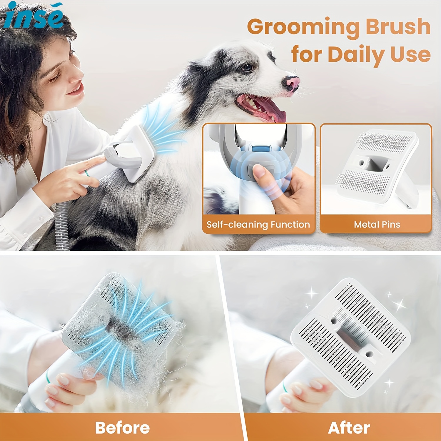 INSE P20 Pet Grooming Vacuum C - Power Tools Vacuum ulasan dan harga