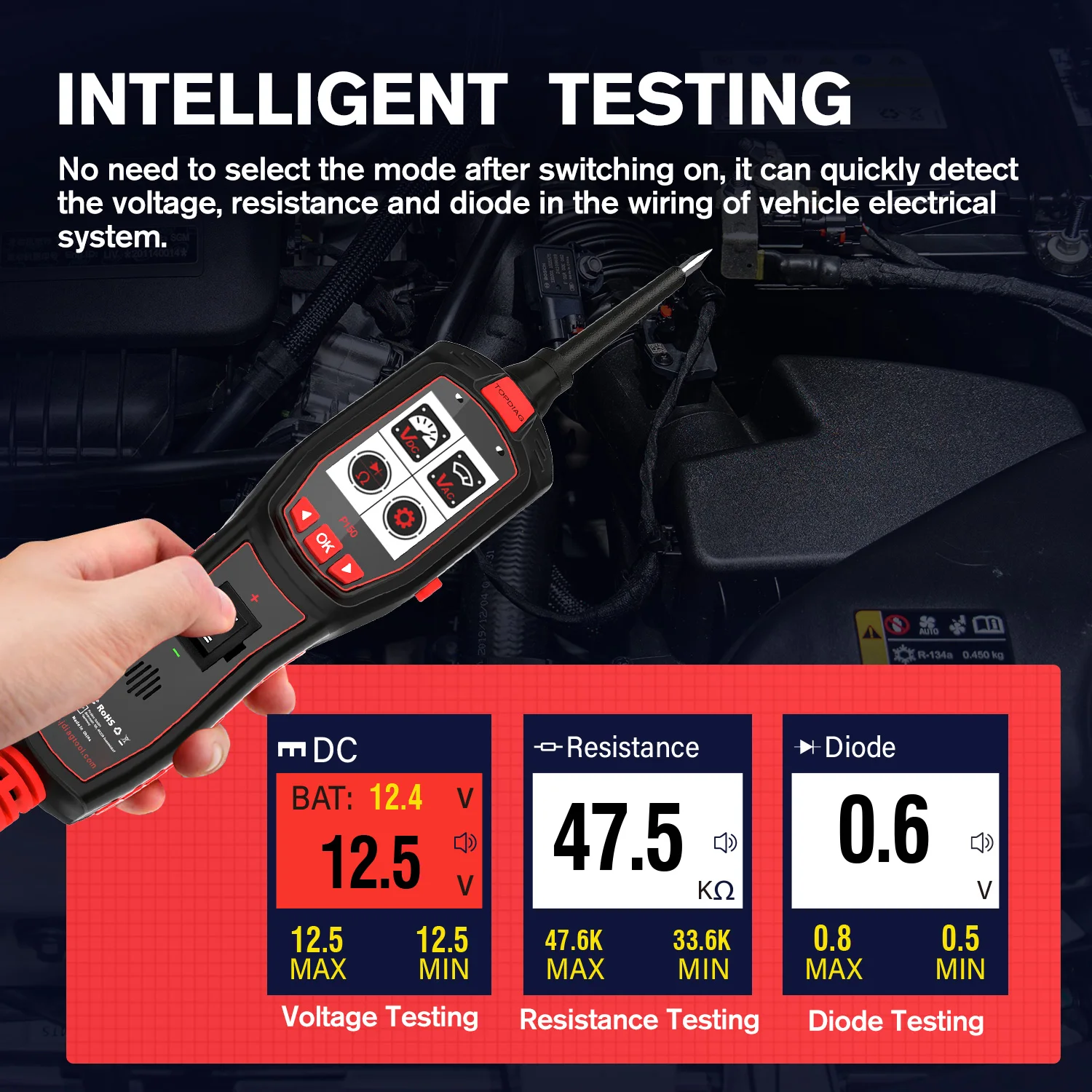 VESSTEK-TopDiag P150 Car Circu - Power Tools Automotive ulasan dan harga