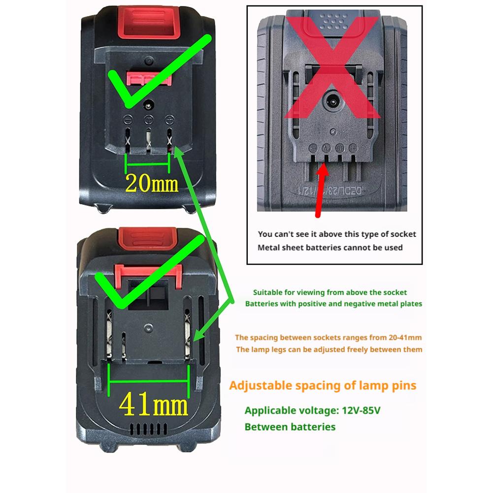 Car Repair Work Light DC 12-72 - Power Tools Battery Repair ulasan dan harga