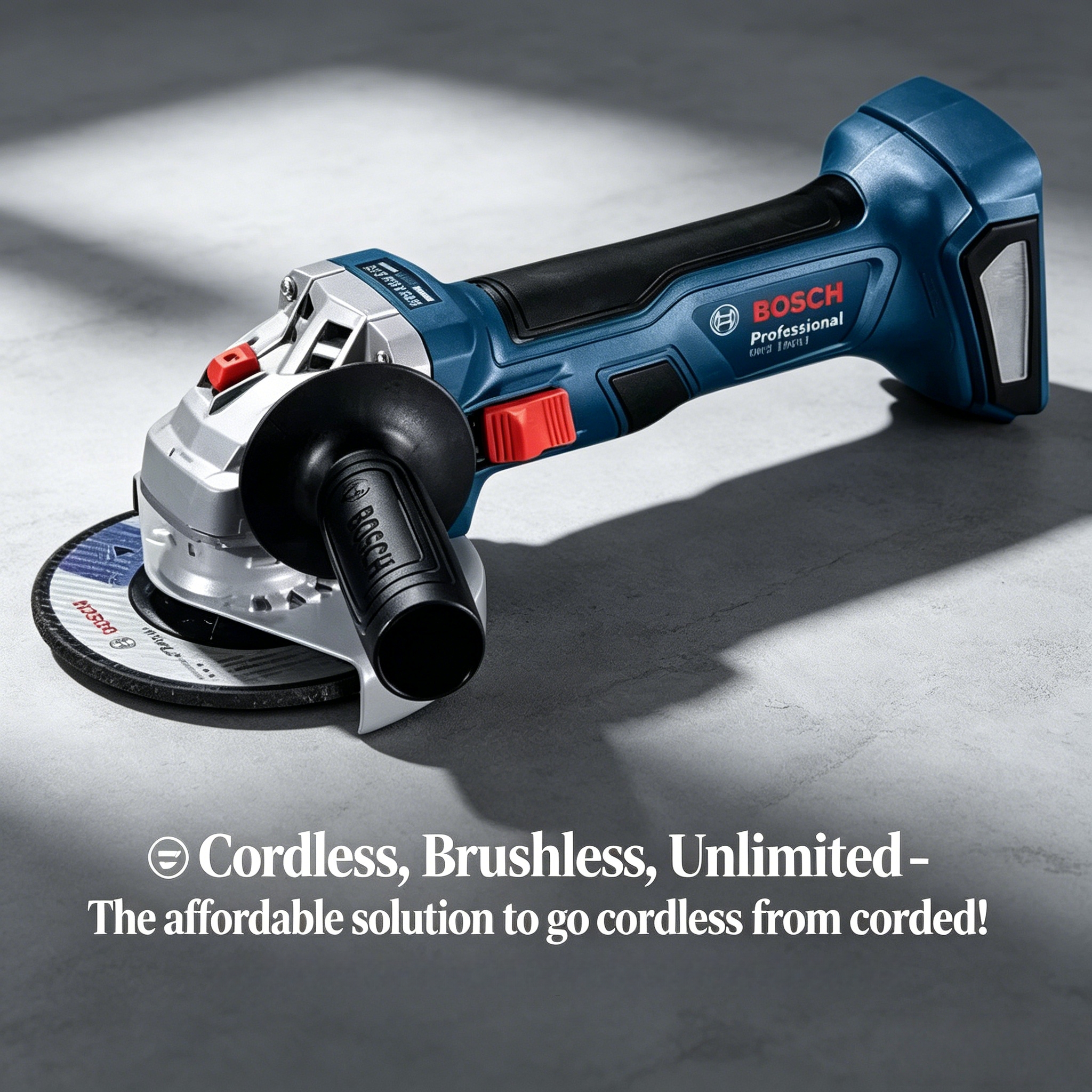BOSCH GWS 18V-8 Cordless Angle - Power Tools Bosch ulasan dan harga
