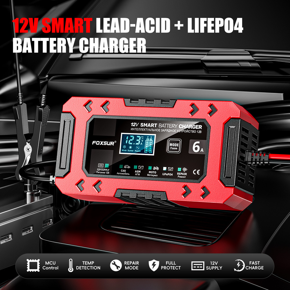 12V6A Intelligent Car & Motorc - Power Tools Battery Repair ulasan dan harga