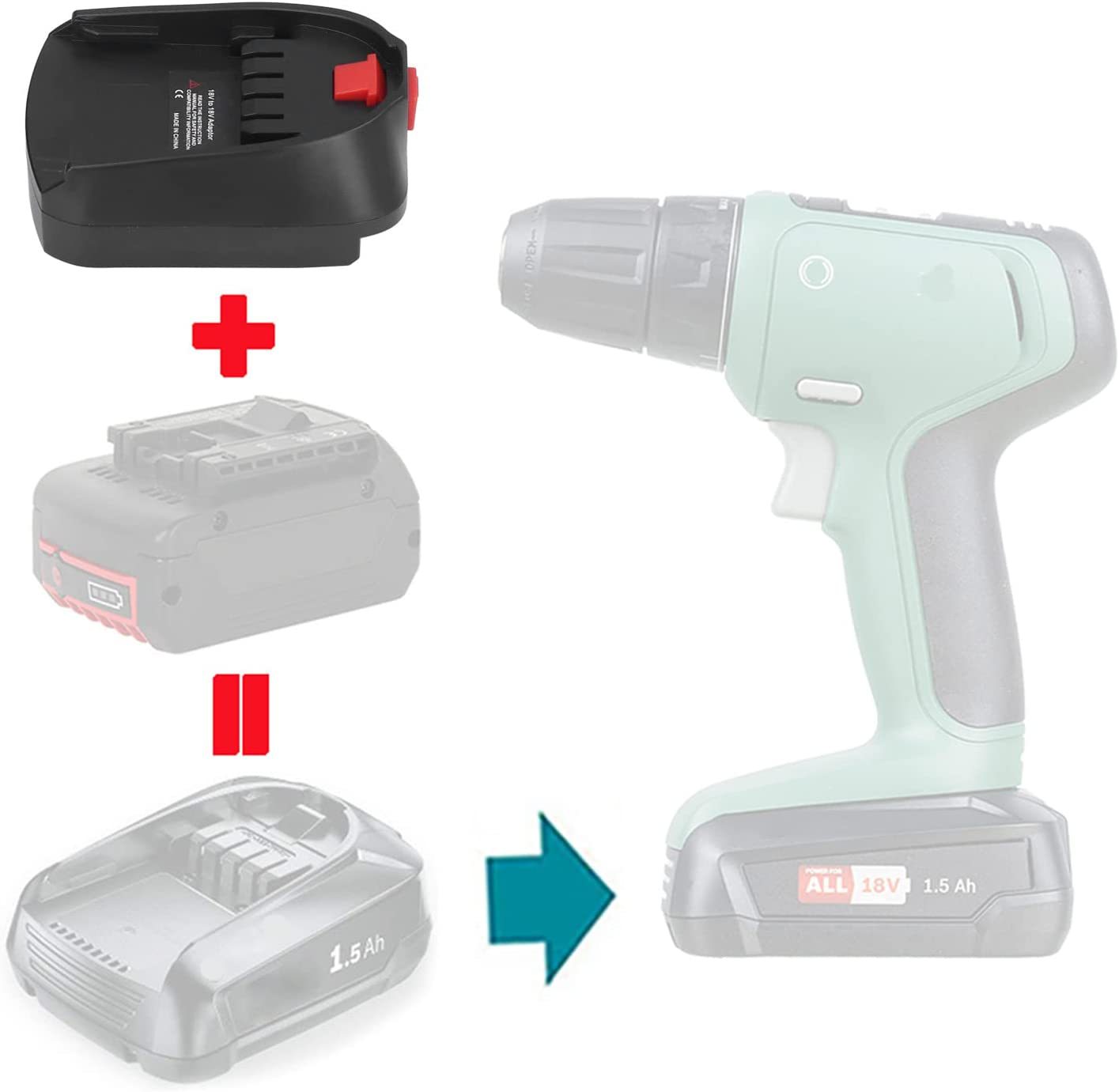 Battery Adapter Use For Bosch  - Power Tools Bosch ulasan dan harga