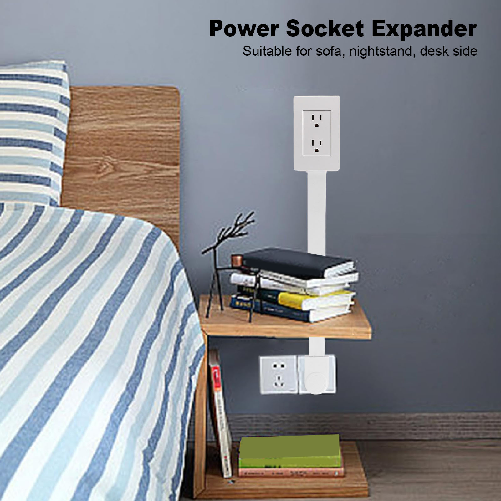 Rotatable Power Strip Flexible - Power Tools Extension ulasan dan harga