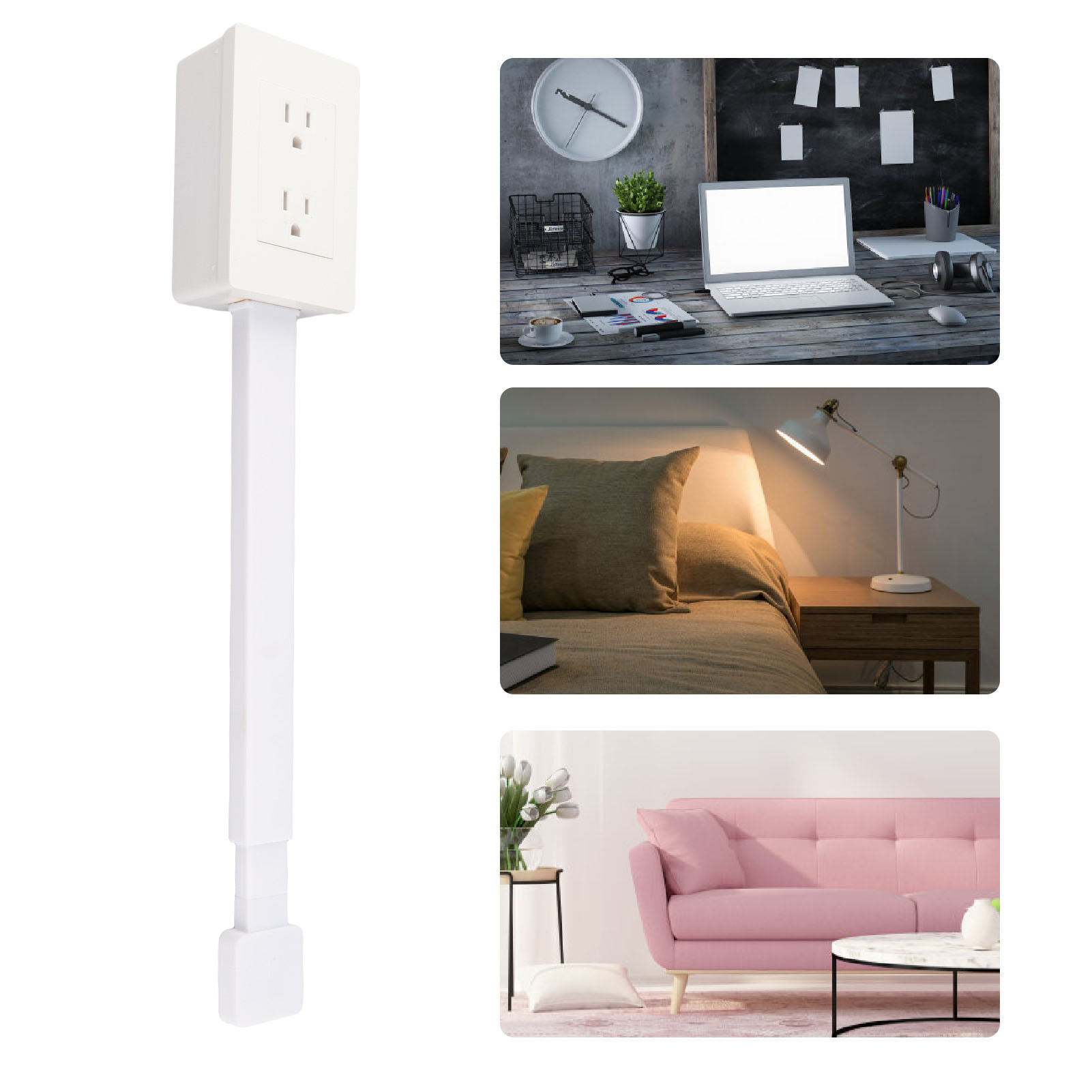 Rotatable Power Strip Flexible - Power Tools Extension ulasan dan harga