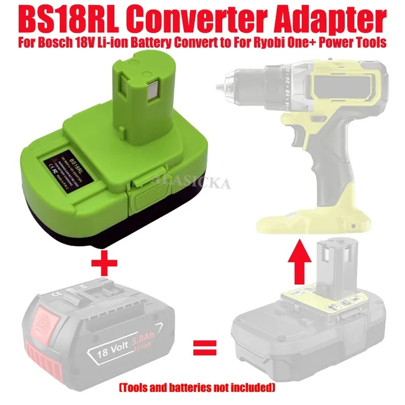 BS18RL Battery Adapter Convert - Power Tools Bosch ulasan dan harga
